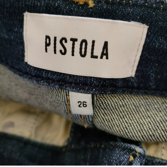 Pistola Dana Button Fly Flare High Rise Classic Fit in Delano Size 26 - Picture 8 of 12